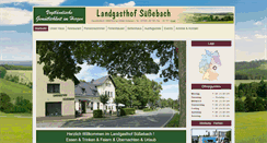 Desktop Screenshot of landgasthof-suessebach.de